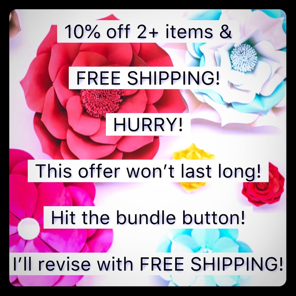 10% off 2+ Items & FREE SHIPPING‼️